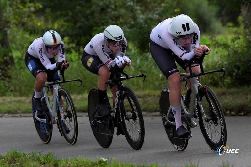 2024 UEC Road European Championships - Limburg - Flanders - Elite Team Time Trial Mixed Relay 52,3 km - 12/09/2024 -  - photo Luca Bettini/SprintCyclingAgency?2024